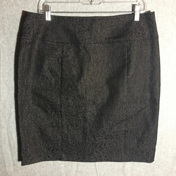 Womens Cato Skirt Dark Cheetah Print Work career Office Professional Casual - Picture 1 of 6